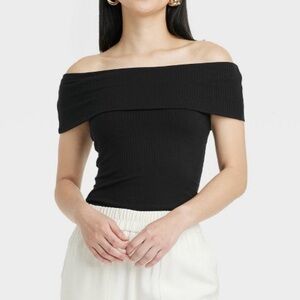 a new day slim fit off the shoulder top